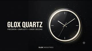 Glox Quartz — A Beautiful Lightweight Desktop Clock | Glox Widgets screenshot 3