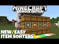 Minecraft Bedrock: New Item Sorter! Simple, Cheap, Reliable! MCPE Xbox PC Ps4 Switch