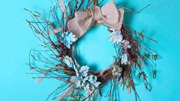 DIY Twig Wreath Tutorial