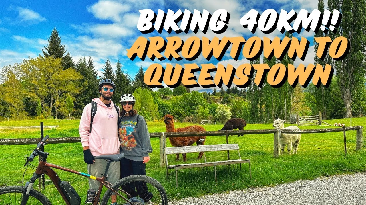 Biking 42KM from Arrowtown to Queenstown | Epic Scenic Ride 🚴‍♂️🏔️