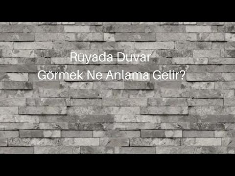 Video: Çayın üstündən hörülmüş divar nə adlanır?