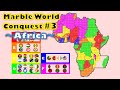 Marble World Conquest #3 ～World Territory War by 41 African countries～ in Algodoo | Marble Factory