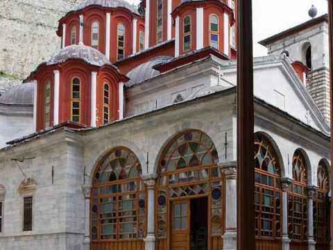 Видеоролик: Виды монастыря Святого Павла на Афоне