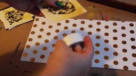 Print Making Series Part 1: How to make an Additive Monotype