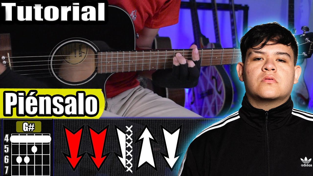 Piénsalo - Junior H - Guitarra | TUTORIAL | Acordes