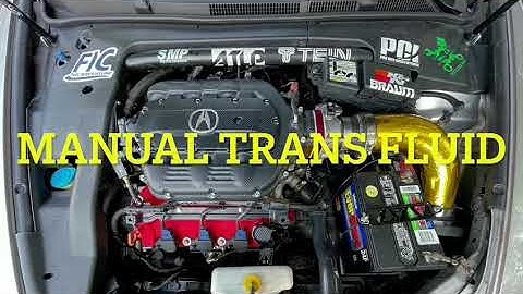 07 acura TL transmition oil change 6speed