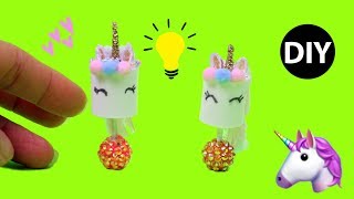 DIY Mini Unicorn lamp/Dollhouse Accessories