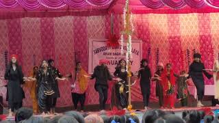 school annual function ?? Panjabi dance ? sarvodaya Kanya vidyalaya school in new building