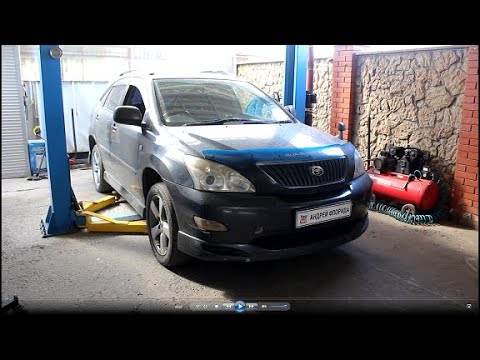 Замена крестовин карданного вала на Toyota Harrier Тойота Харриер 2003 года