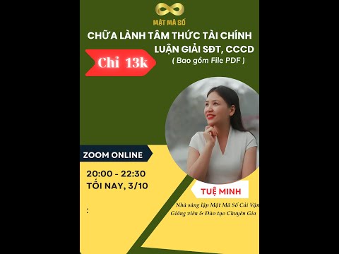 Mật Mã Số Cải Vận | Giải phóng tắc nghẽn tài chính và xem dòng tài lộc