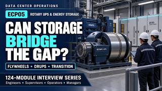 ECP05 | Rotary UPS flywheels and alternative energy storage | Data Center | Part B2