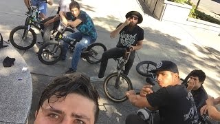 BMX STREET RIDING WITH MY FRIENDS!