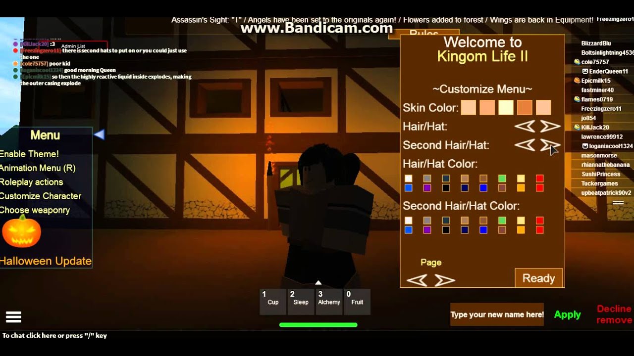 Tutorial On Customizing Your Character For Kingdom Life YouTube 