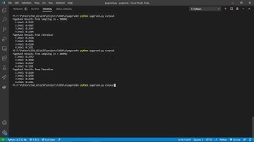 CS50 AI - PageRank - Project 2a