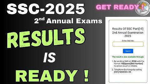 FBISE SSC 2nd Annual Exams Results 2025 | Final Result Date Announced