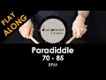 Single Paradiddle Rudiment Play Along 70 85 BPM Developing Paradiddle Speed Drum Lessons mp3