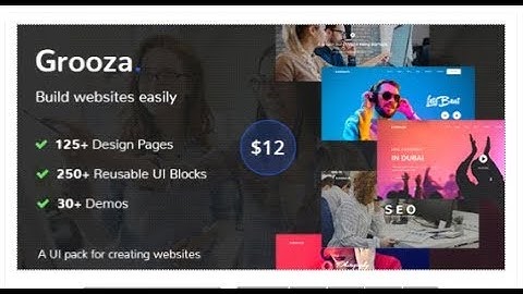 Grooza - Responsive Multipurpose HTML5 Template | Themeforest Templates