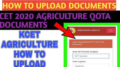 KCET AGRICULTURE QOTA DOCUMENTS VERIFICATION HOW TO UPLOAD WITH IN 2MINUTES LIVE DEMO IN KANNADA