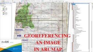 How to Georeference a Scanned Image in ArcMap
