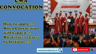 CMA Convocation | CMA Convocation NIRC | CMA Motivation |