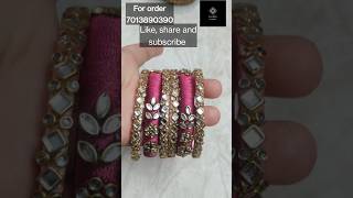 #bangles #silkthreadbanglenewdesigns #threadbanglenewdesign #diy #craft #jewellery #wedding #art