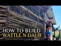 Ref:ynHMX9KpKsc How to build a wattle and daub wall | natural building