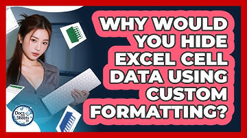 Why Would You Hide Excel Cell Data Using Custom Formatting? - Docs and Sheets Pro