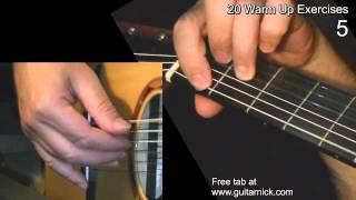 WARM UP Fingerstyle Exercise 5 - Guitar Lesson WITH TAB!