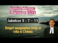 Jamita minggu 01 oktober 2023 jakobus 5711