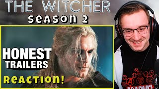 HONEST TRAILERS THE WITCHER REACTION!! (Season 2 | Netflix)