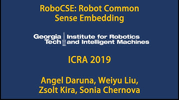 RoboCSE: Robot Common Sense Embedding