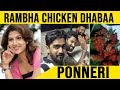 Ponneri express dhaba  rambha chicken  my madras dhaba special vlogs chennai food review