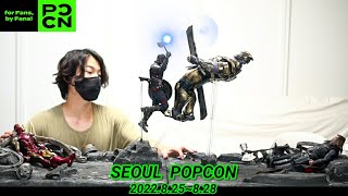 [Hot Toys] Iron Man, Capain America, Thor VS Thanos Diorama (Seoul Popcon With Zen Creative)