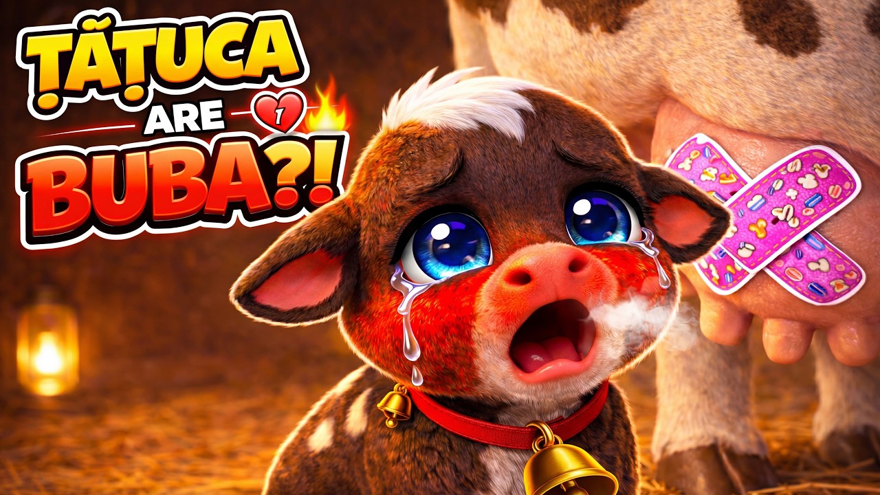 ȚÂȚUCA A FĂCUT BUBA?! 🌶️🐮 VALELEU! | Cântec pentru Copii – Povestea Vițelușului