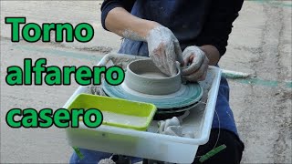 Construir torno alfarero artesanal en casa a PEDALES BICI  tutorial murisec54  2021