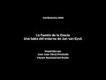 Conferencia: La Fuente de la Gracia. Una tabla del entorno de Jan van Eyck (LSE)