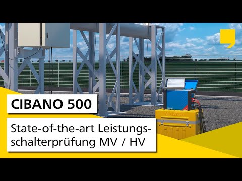 State-of-the-art Leistungsschalterprüfung MV / HV