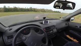 HEM 2016 - CLASTRES TRACKDAY HONDA CIVIC EK4 B18C4 - POV