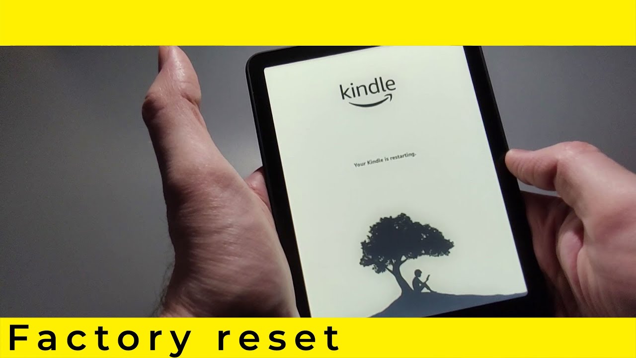 How to do a factory reset on a Kindle Paperwhite 2024