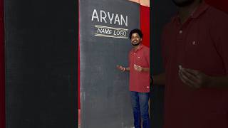 ARYAN Name Logo ❤️ #aryan #name #logo #art #youtubeshorts