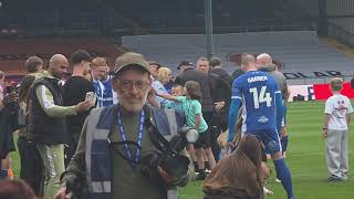 Oldham Athletic end of season lap of honor 2025/2026
