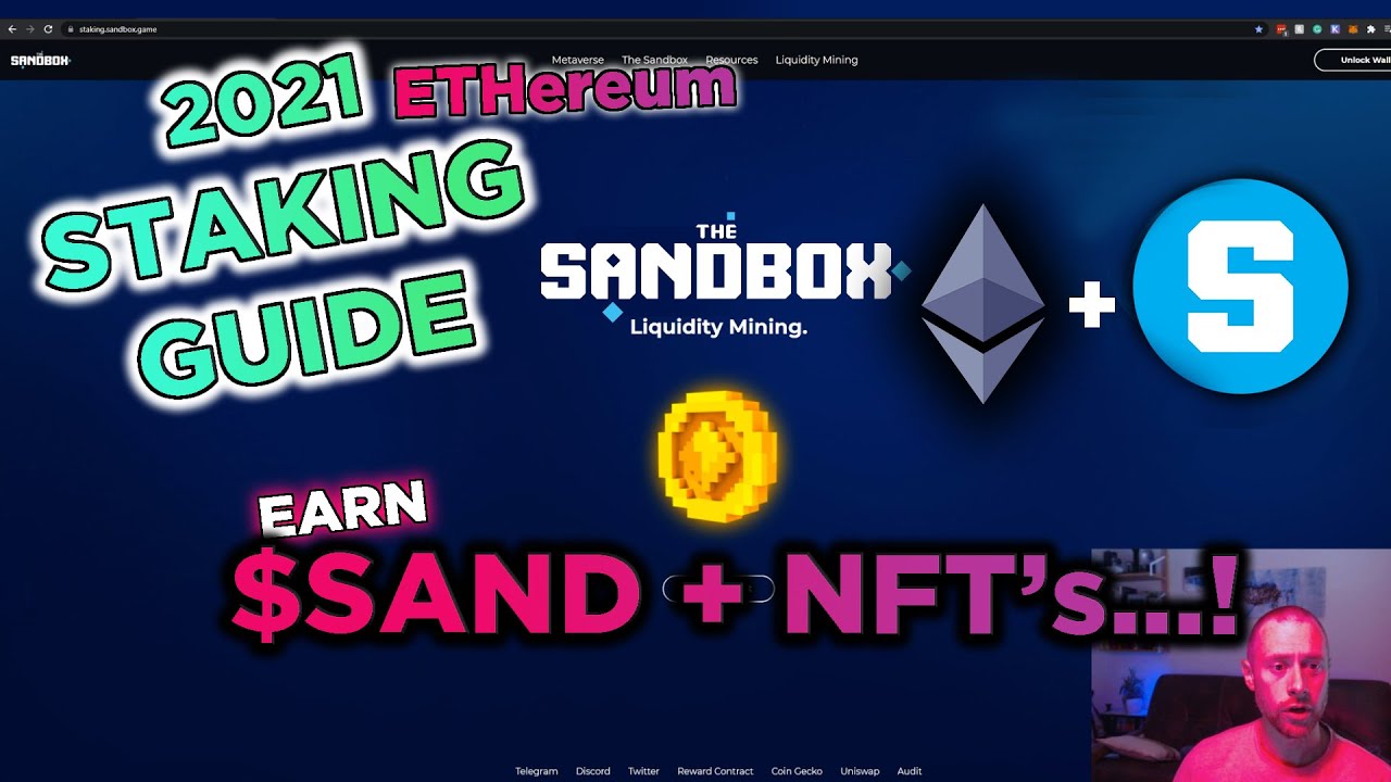 How To Stake SAND/ETH With LP Tokens SandBox Liquidity Staking How