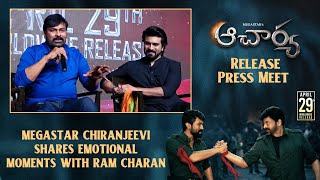 Megastar Chiranjeevi Shares Emotional Moments With Ram Charan