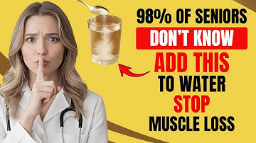 Over 60? Add THIS to Your Water to Rebuild Muscle Strength Fast