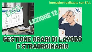 Il VBA di Excel - Lezione 12 - Calcolo straordinari e orario di lavoro screenshot 2