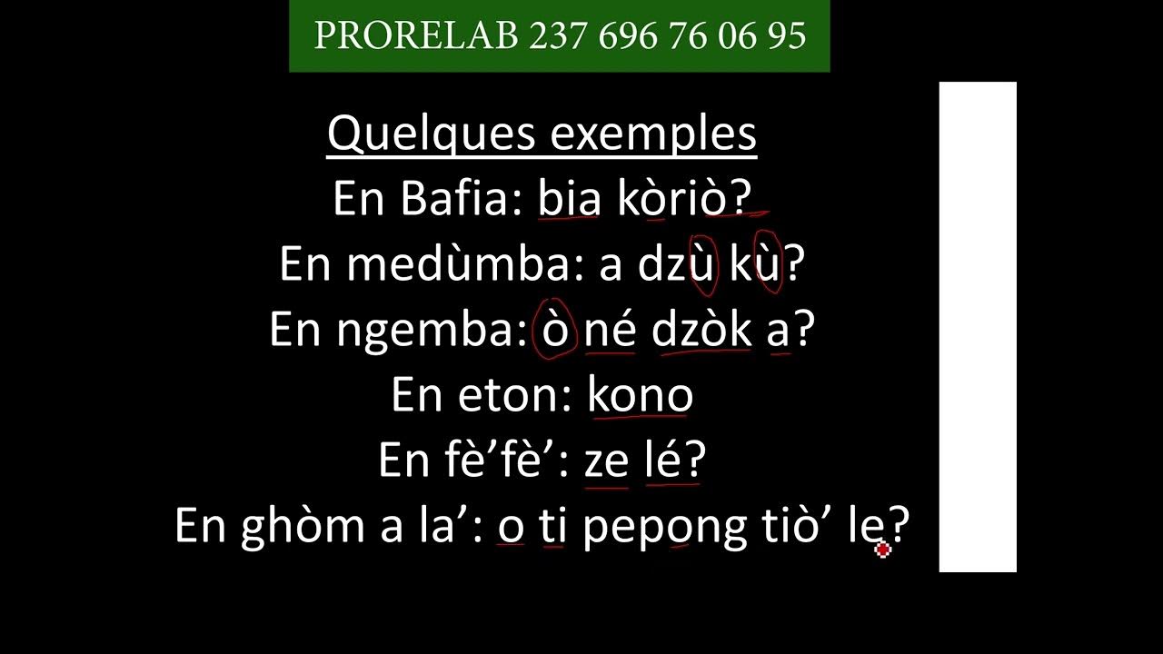 LANGUE BANTOU ALPHABET AZ YouTube