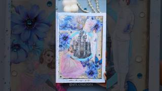 ASMR Cinderella Scrapbooking #cinderella #scrapbooking  #shorts #다꾸  #asmr #journaling