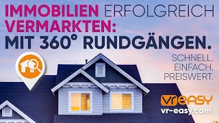 Immobilien erfolgreich vermarkten mit virtuellen 360° Rundgängen.