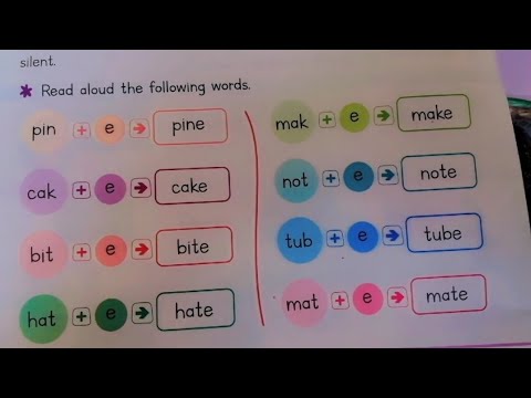 The Magic 'e' Rule | Read, Write and Learn for Prep Class| young ...