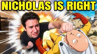 I Stand with @NicholasLightTV on One Punch Man | AnimeTaiyo